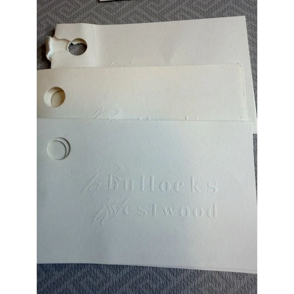 Vintage 1965 LA Dept Store Gift Enclosures Note Cards Lot Saks Bullock's MCM